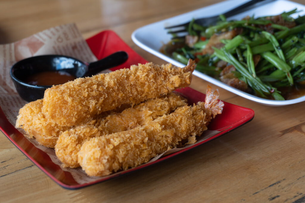 กุ้งชุบแป้งทอด